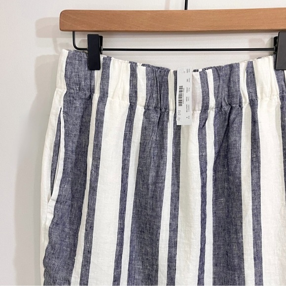NWT J. Crew Pull-On 100% Linen Skirt - Picture 2 of 12